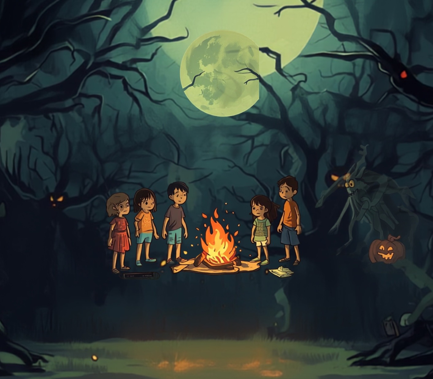 Scary stories background image